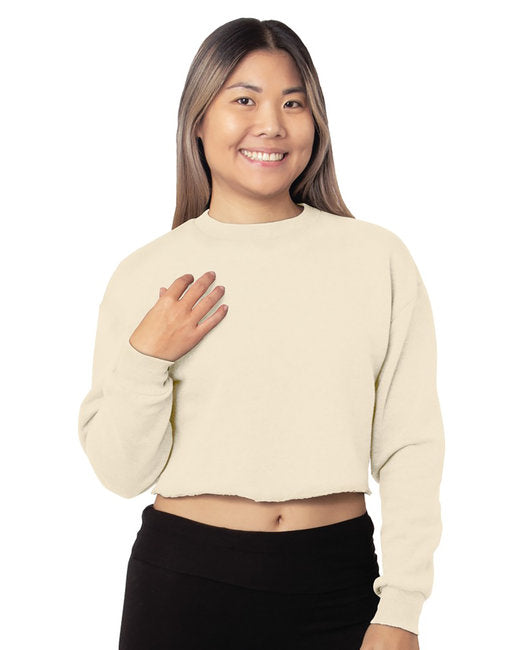 7725 Bayside Ladies' Crop Crewneck