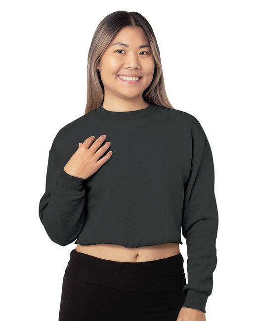 7725 Bayside Ladies' Crop Crewneck