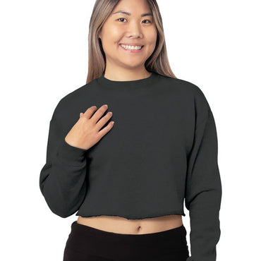 7725 Bayside Ladies' Crop Crewneck