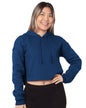 7750 Bayside Ladies' Cropped Pullover Hooded Sweatshirt