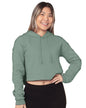 7750 Bayside Ladies' Cropped Pullover Hooded Sweatshirt