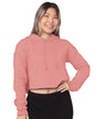 7750 Bayside Ladies' Cropped Pullover Hooded Sweatshirt