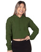 7750 Bayside Ladies' Cropped Pullover Hooded Sweatshirt