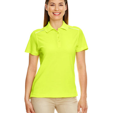 78181R CORE365 Ladies' Radiant Performance Piqué Polo with Reflective Piping