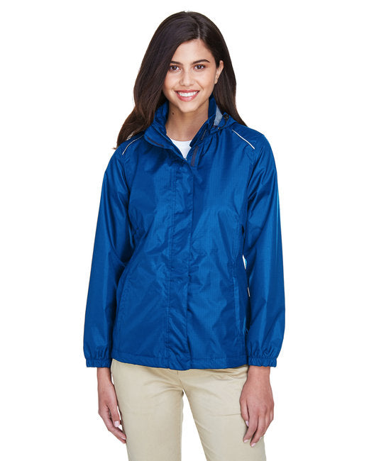 78185 CORE365 Ladies' Climate Seam-Sealed Lightweight Variegated Ripstop Jacket