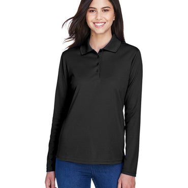 78192 CORE365 Ladies' Pinnacle Performance Long-Sleeve Piqué Polo