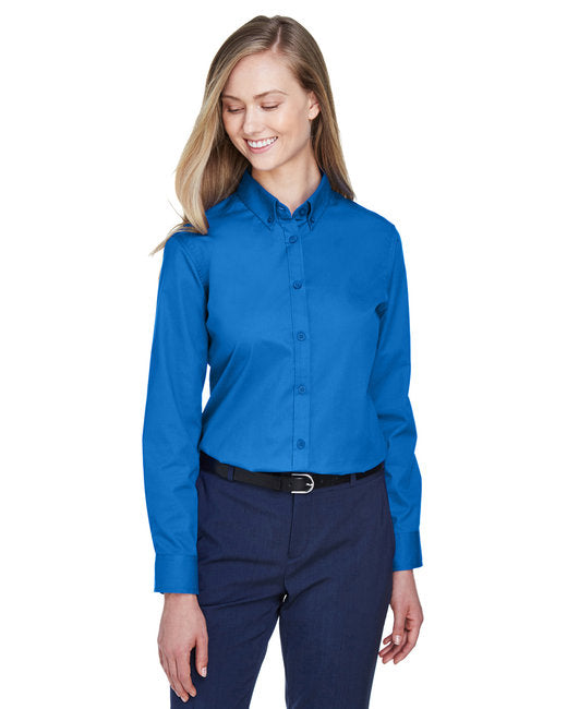 78193 CORE365 Ladies' Operate Long-Sleeve Twill Shirt