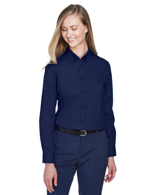 78193 CORE365 Ladies' Operate Long-Sleeve Twill Shirt