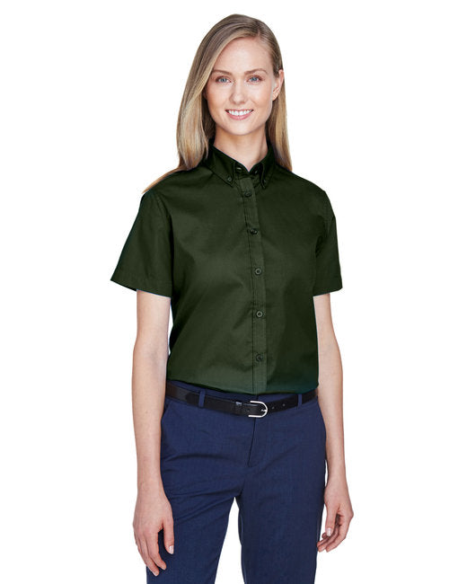 78194 CORE365 Ladies' Optimum Short-Sleeve Twill Shirt