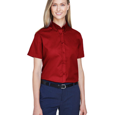 78194 CORE365 Ladies' Optimum Short-Sleeve Twill Shirt