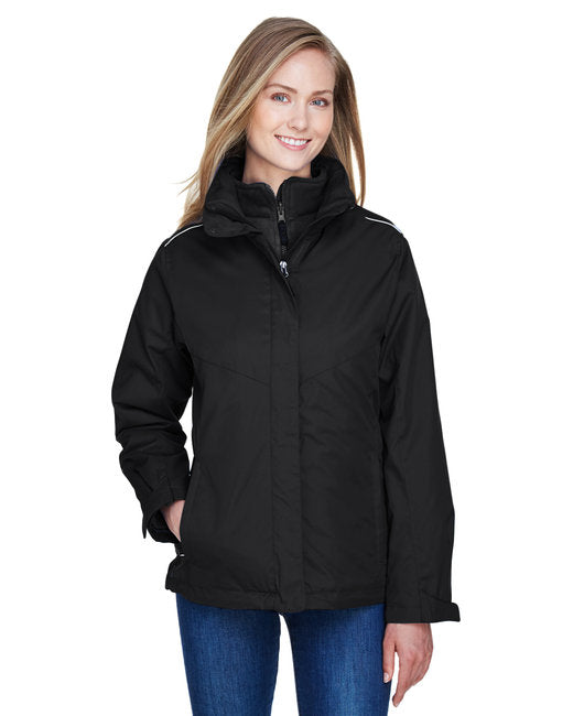 78205 CORE365 Ladies' Region 3-in-1 Jacket with Fleece Liner