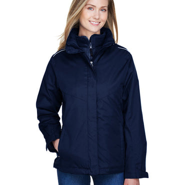 78205 CORE365 Ladies' Region 3-in-1 Jacket with Fleece Liner