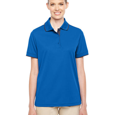 78222 CORE365 Ladies' Motive Performance Piqué Polo with Tipped Collar