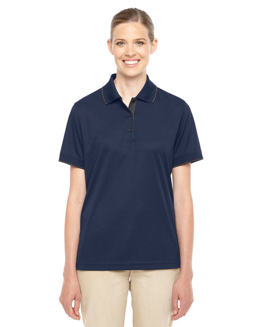 78222 CORE365 Ladies' Motive Performance Piqué Polo with Tipped Collar