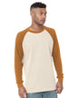 8211 Bayside Men's Heavyweight Waffle Knit Thermal Raglan