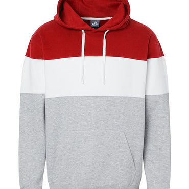 8644JA J America Men's Varsity Pullover Hooded Sweatshirt