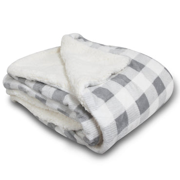 8712 Alpine Fleece Micro Mink Sherpa Blanket