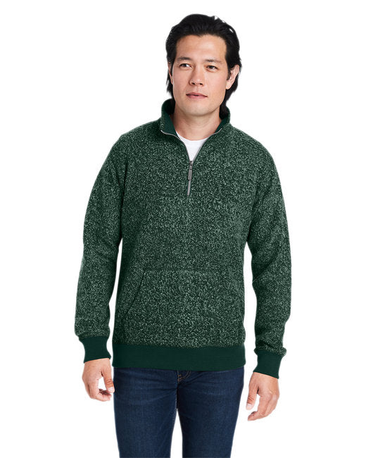 8713JA J America Unisex Aspen Fleece Quarter-Zip Sweatshirt