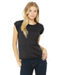 8804 Bella + Canvas Ladies' Flowy Muscle T-Shirt with Rolled Cuff