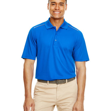 88181R CORE365 Men's Radiant Performance Piqué Polo with Reflective Piping