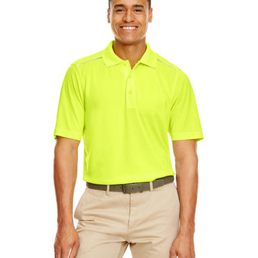 88181R CORE365 Men's Radiant Performance Piqué Polo with Reflective Piping