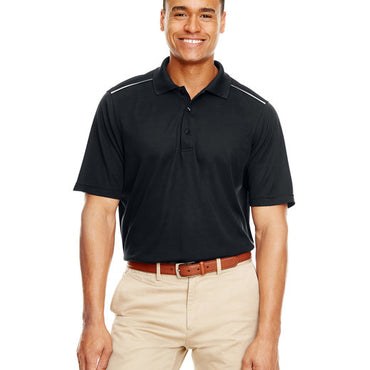 88181R CORE365 Men's Radiant Performance Piqué Polo with Reflective Piping