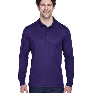 88192 CORE365 Men's Pinnacle Performance Long-Sleeve Piqué Polo