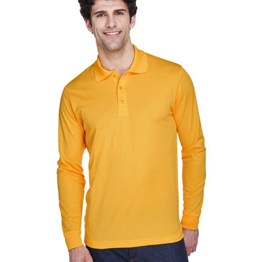 88192 CORE365 Men's Pinnacle Performance Long-Sleeve Piqué Polo