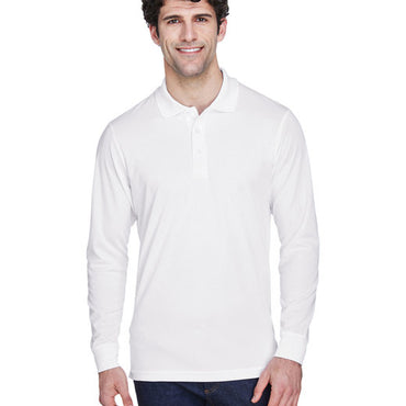 88192 CORE365 Men's Pinnacle Performance Long-Sleeve Piqué Polo