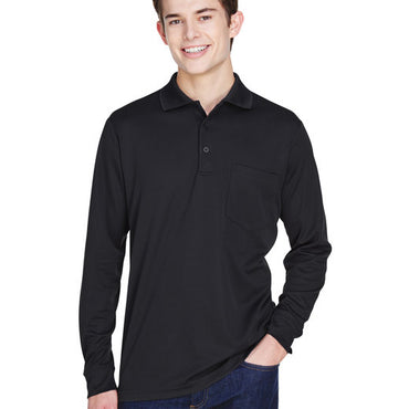 88192P CORE365 Adult Pinnacle Performance Long-Sleeve Piqué Polo with Pocket