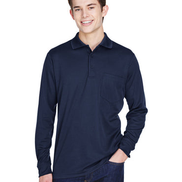 88192P CORE365 Adult Pinnacle Performance Long-Sleeve Piqué Polo with Pocket