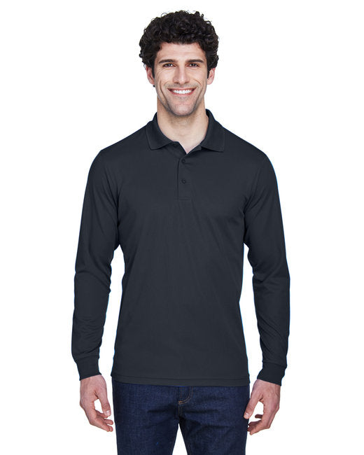 88192T CORE365 Men's Tall Pinnacle Performance Long-Sleeve Piqué Polo