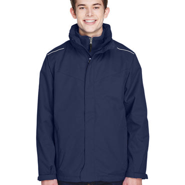 88205T CORE365 Men's Tall Region 3-in-1 Jacket with Fleece Liner