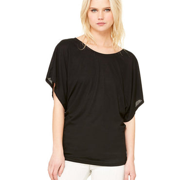 8821 Bella + Canvas Ladies' Flowy Draped Sleeve Dolman T-Shirt