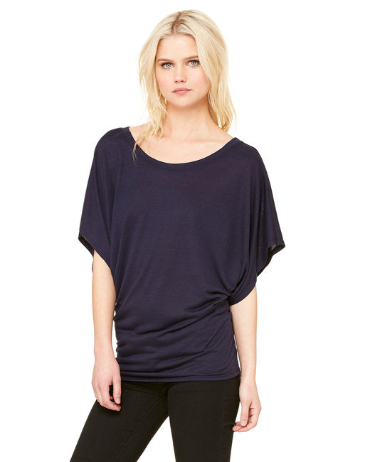 8821 Bella + Canvas Ladies' Flowy Draped Sleeve Dolman T-Shirt