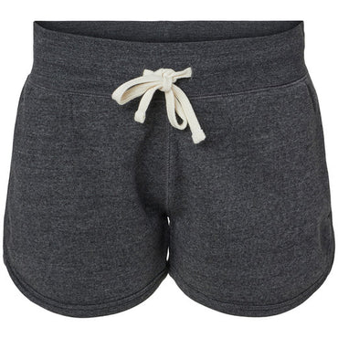 8856JA J America Ladies Triblend Fleece Short