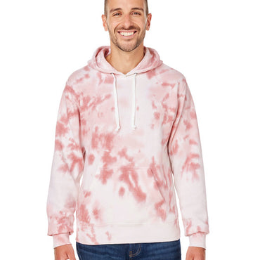 8861JA J America Adult Tie-Dye Pullover Hooded Sweatshirt