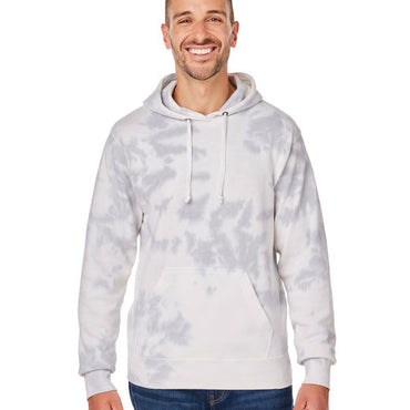 8861JA J America Adult Tie-Dye Pullover Hooded Sweatshirt