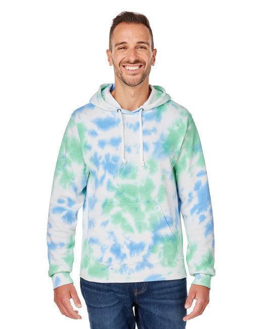 8861JA J America Adult Tie-Dye Pullover Hooded Sweatshirt