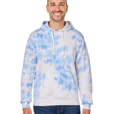 8861JA J America Adult Tie-Dye Pullover Hooded Sweatshirt