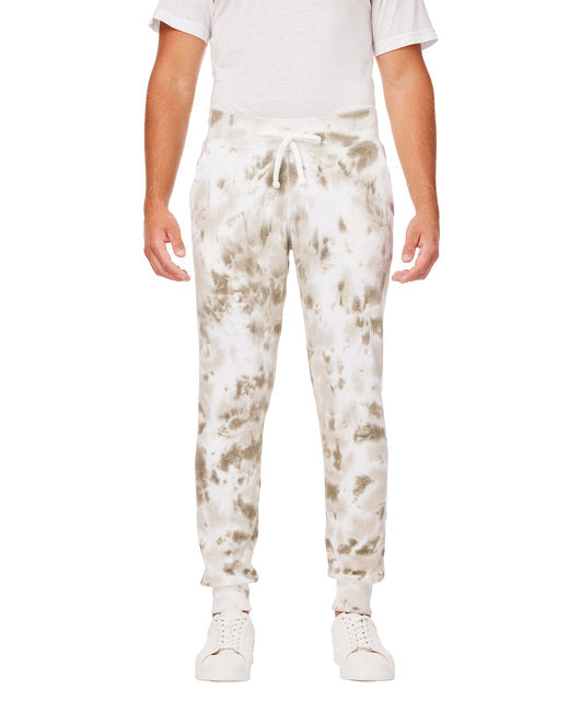 8884JA J America Adult Tie Dye Fleece Jogger