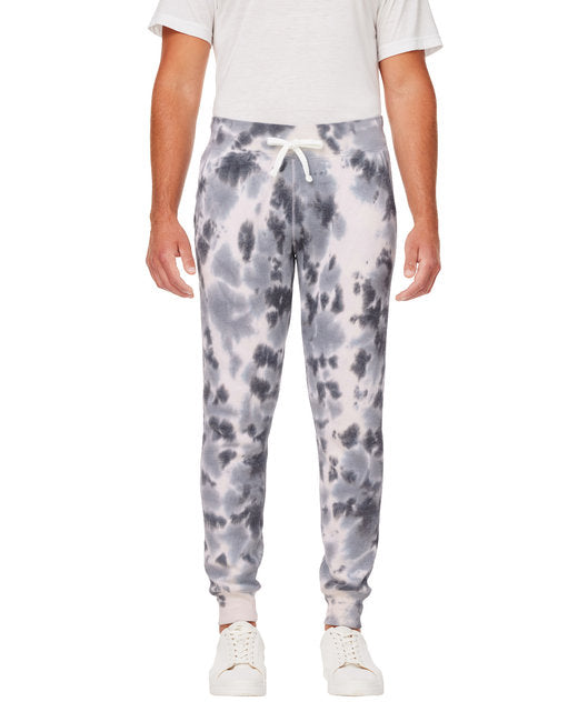 8884JA J America Adult Tie Dye Fleece Jogger