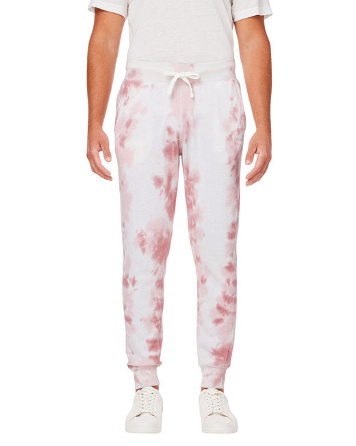 8884JA J America Adult Tie Dye Fleece Jogger