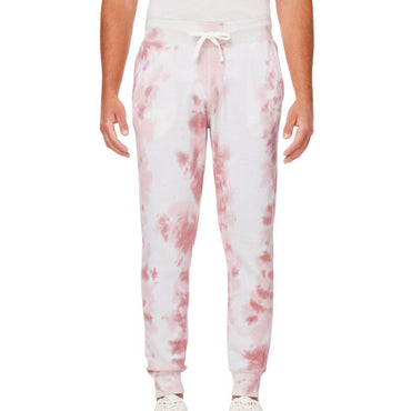 8884JA J America Adult Tie Dye Fleece Jogger