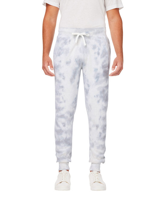 8884JA J America Adult Tie Dye Fleece Jogger