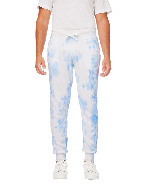 8884JA J America Adult Tie Dye Fleece Jogger