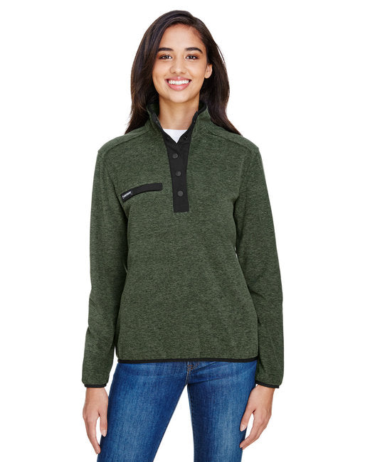 9340 Dri Duck Denali Melange Mountain Fleece Pullover