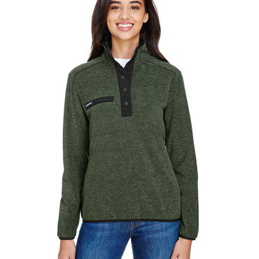 9340 Dri Duck Denali Melange Mountain Fleece Pullover