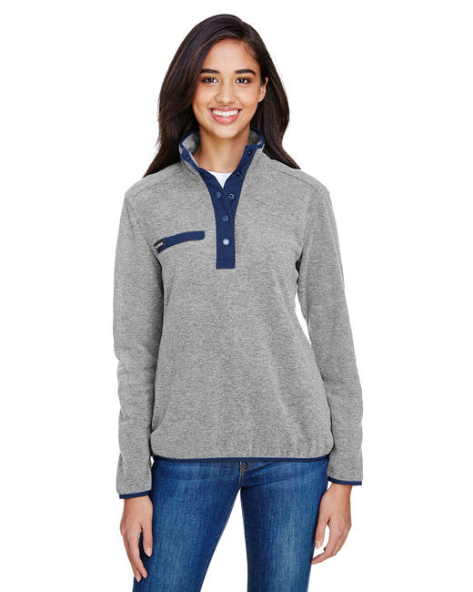 9340 Dri Duck Denali Melange Mountain Fleece Pullover