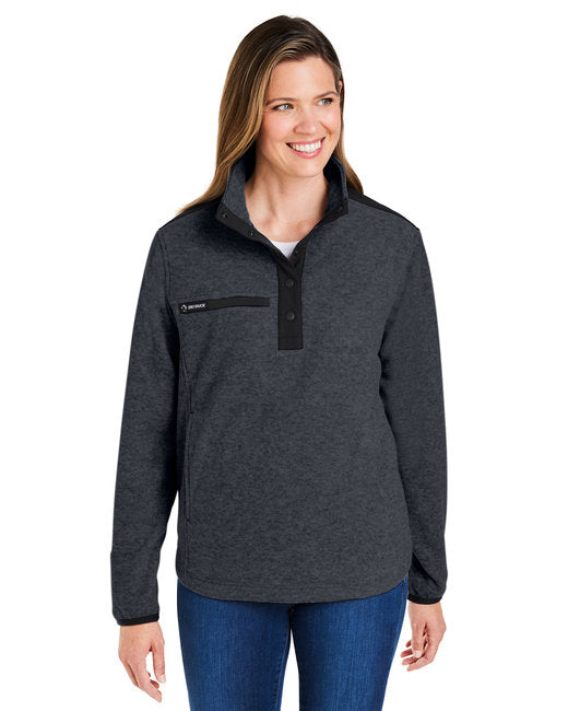 9341 Dri Duck Ladies' Sierra Melange Heather Fleece